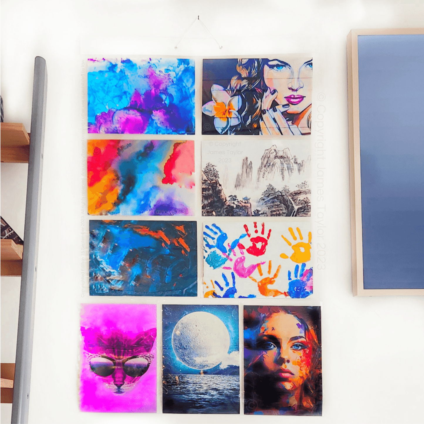 Picture Pockets A4 Art Pockets (18 Artworks in 9 Pockets)